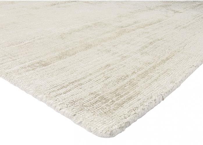 Effen / Cream Indiaas handgeweven tapijt | Maat: 140 × 200 cm
