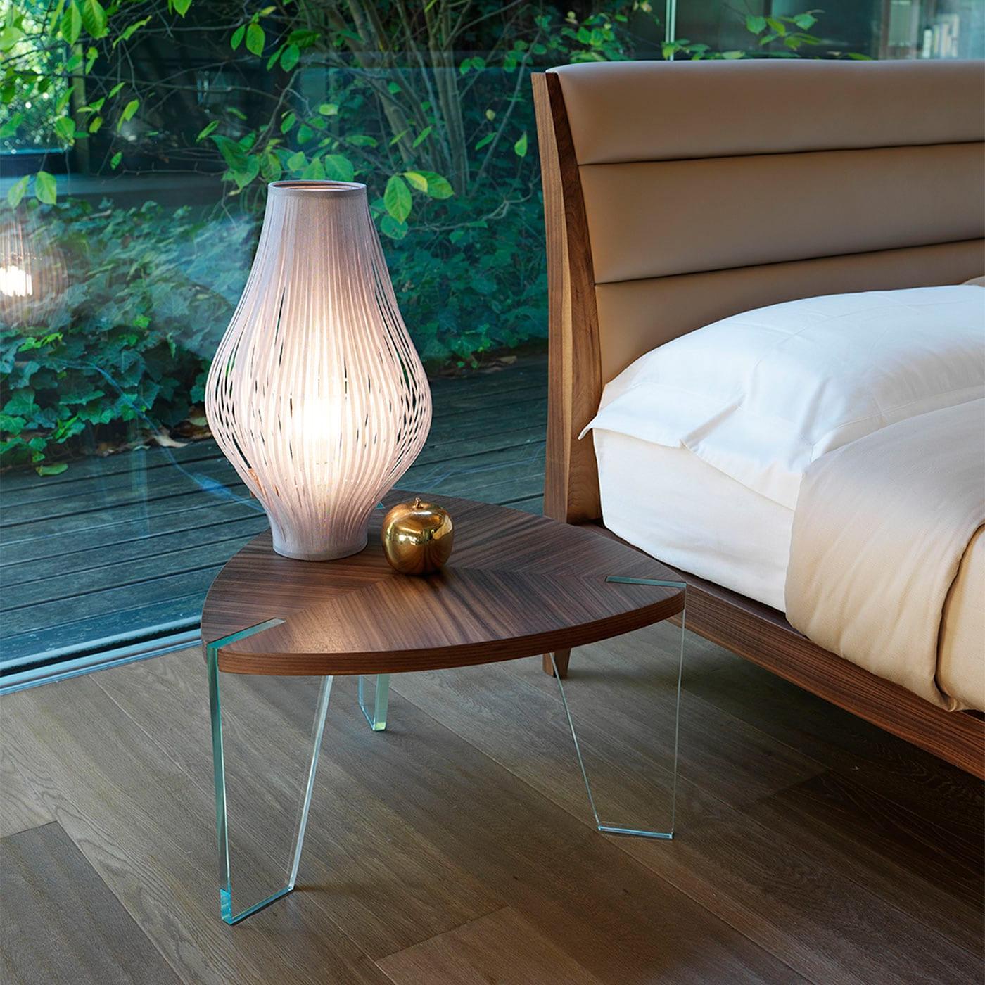 Sospeso bruine salontafel | Afmetingen: Ø 60 cm