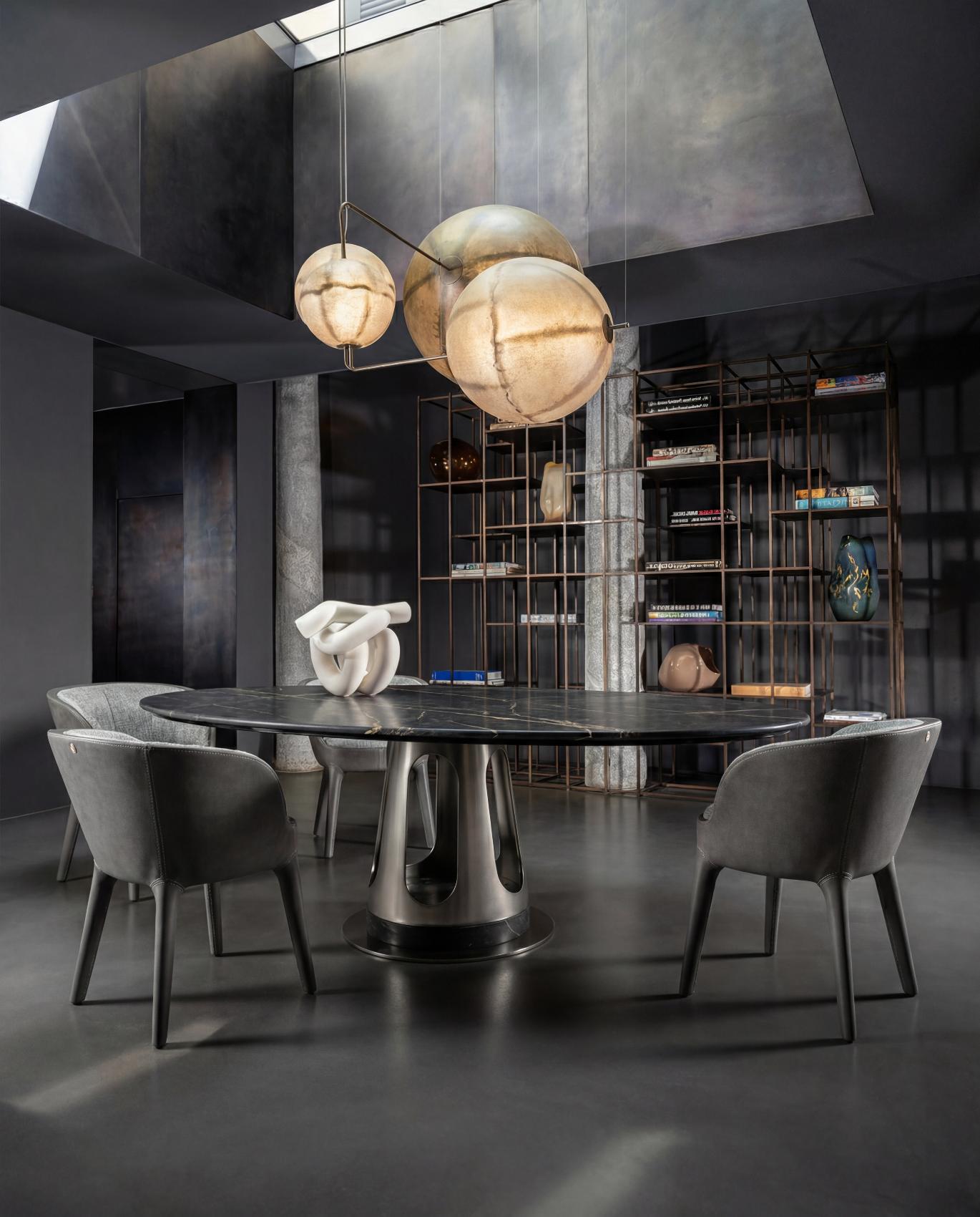 Aura marmeren eettafel