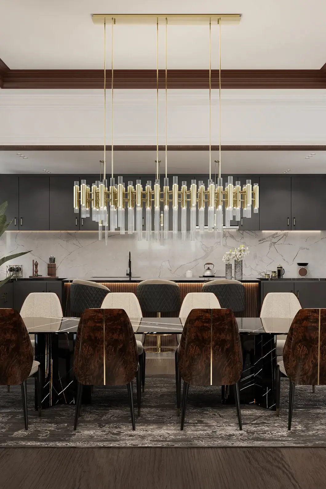 Cascade rechthoekige hanglamp - 6