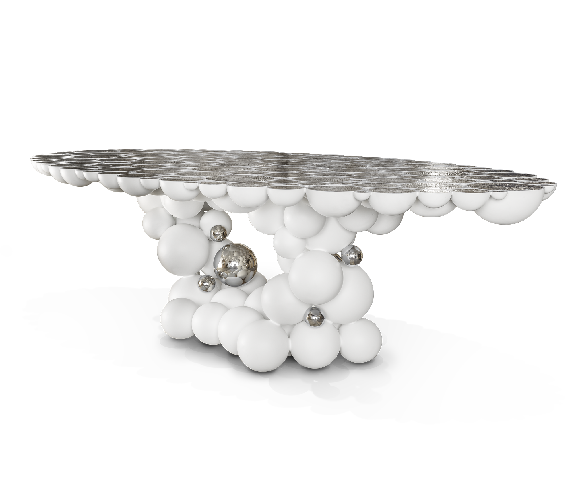 Orbit witte luxe eettafel