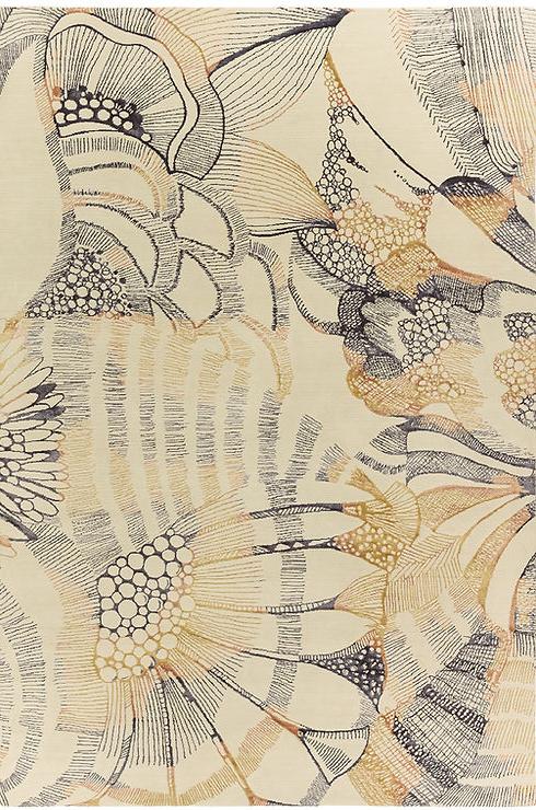 Handgeknoopt Lilium vloerkleed