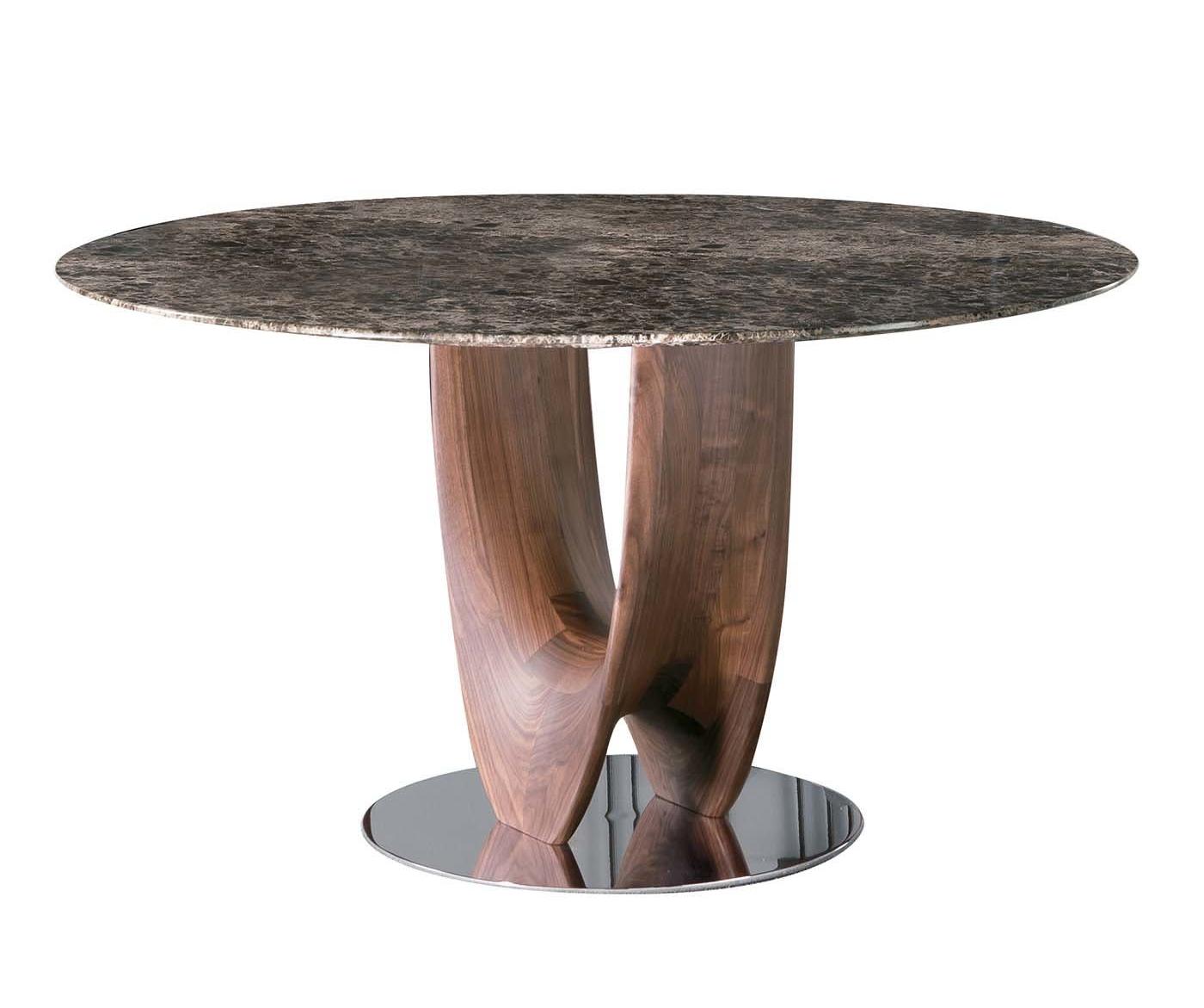 Axis ronde eettafel met marmeren blad