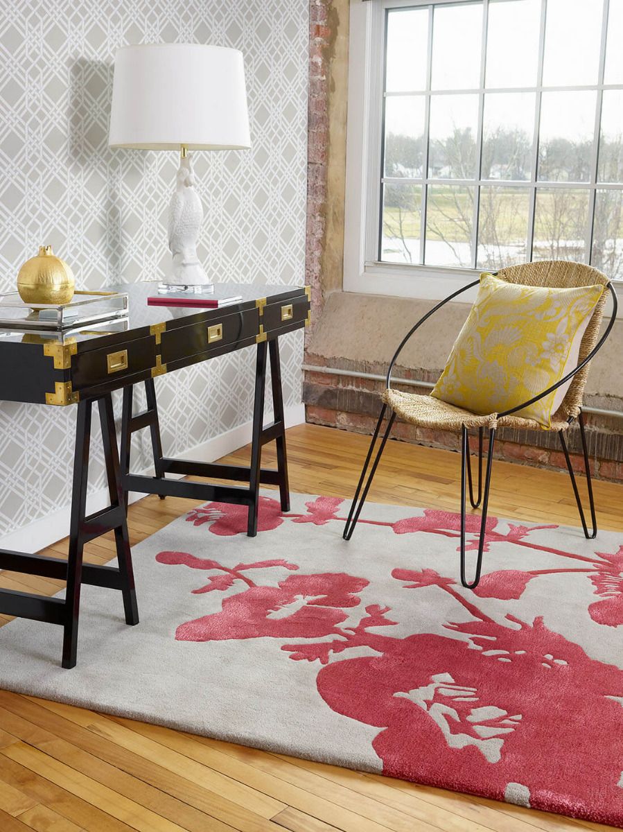 Floral poppy tapijt | Maat: 200 × 280 cm