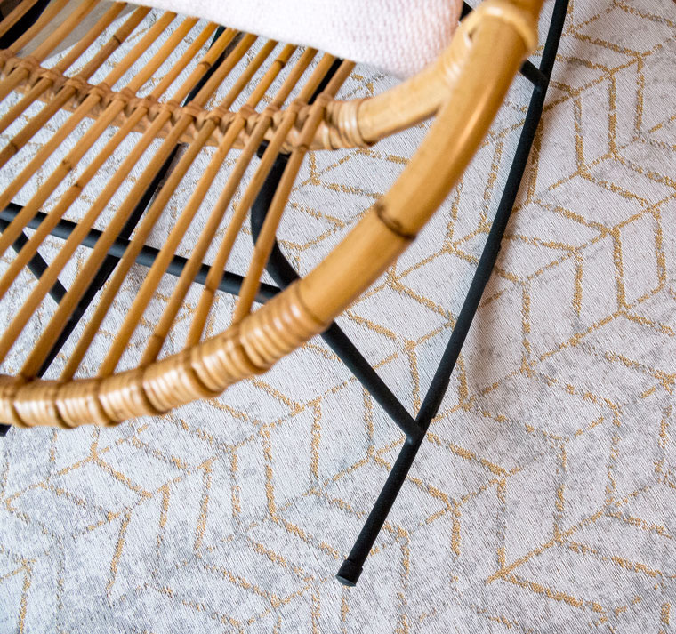 Central Yellow tapijt | Maat: 280 × 390 cm
