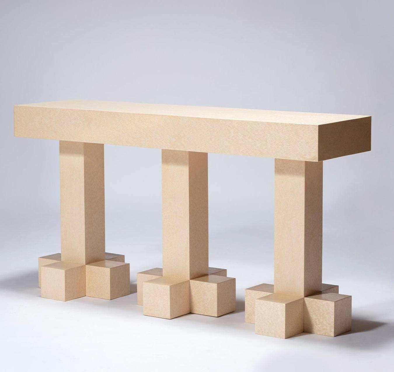 Eigentijdse consoletafel