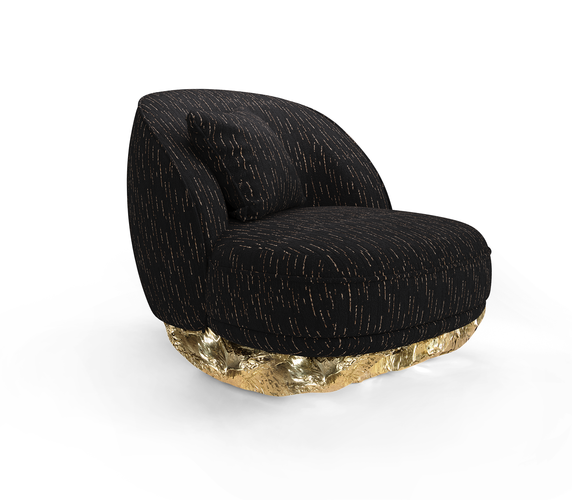 Angora II zwarte fauteuil