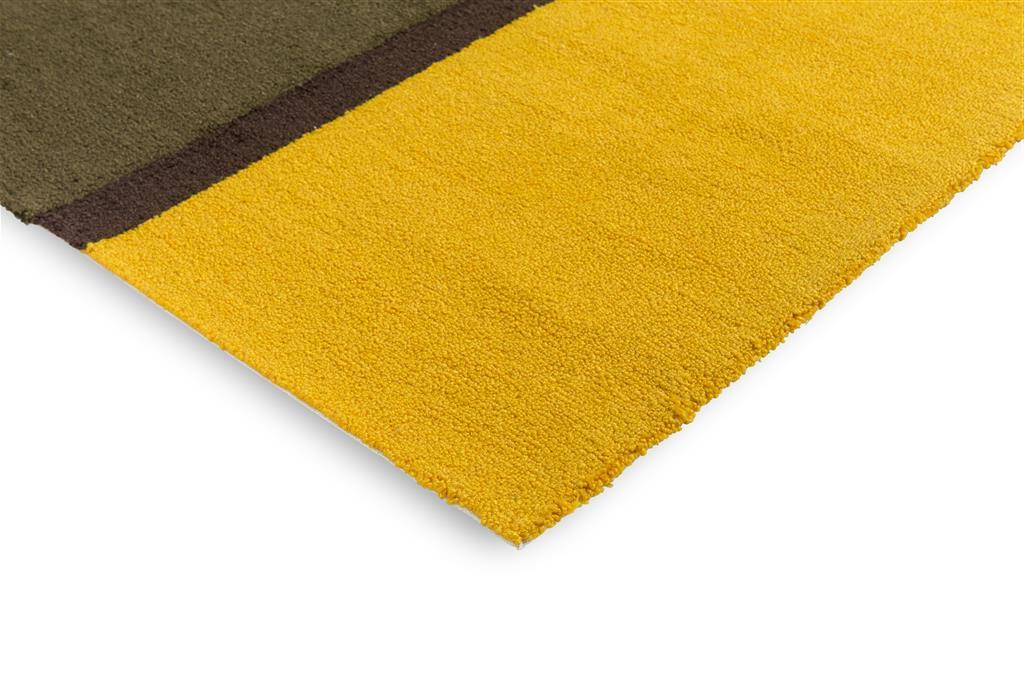 Festival streep geel outdoor tapijt | Maat: 250 × 350 cm