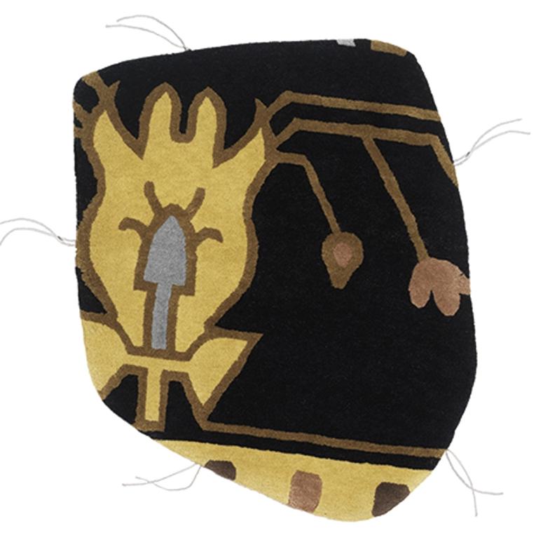 Geo art nepal designer handgeweven tapijt