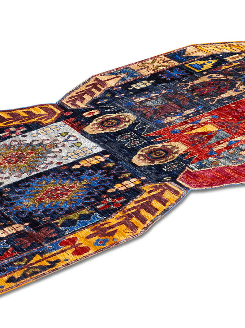 Multishape handgemaakte luxe vloerkleed