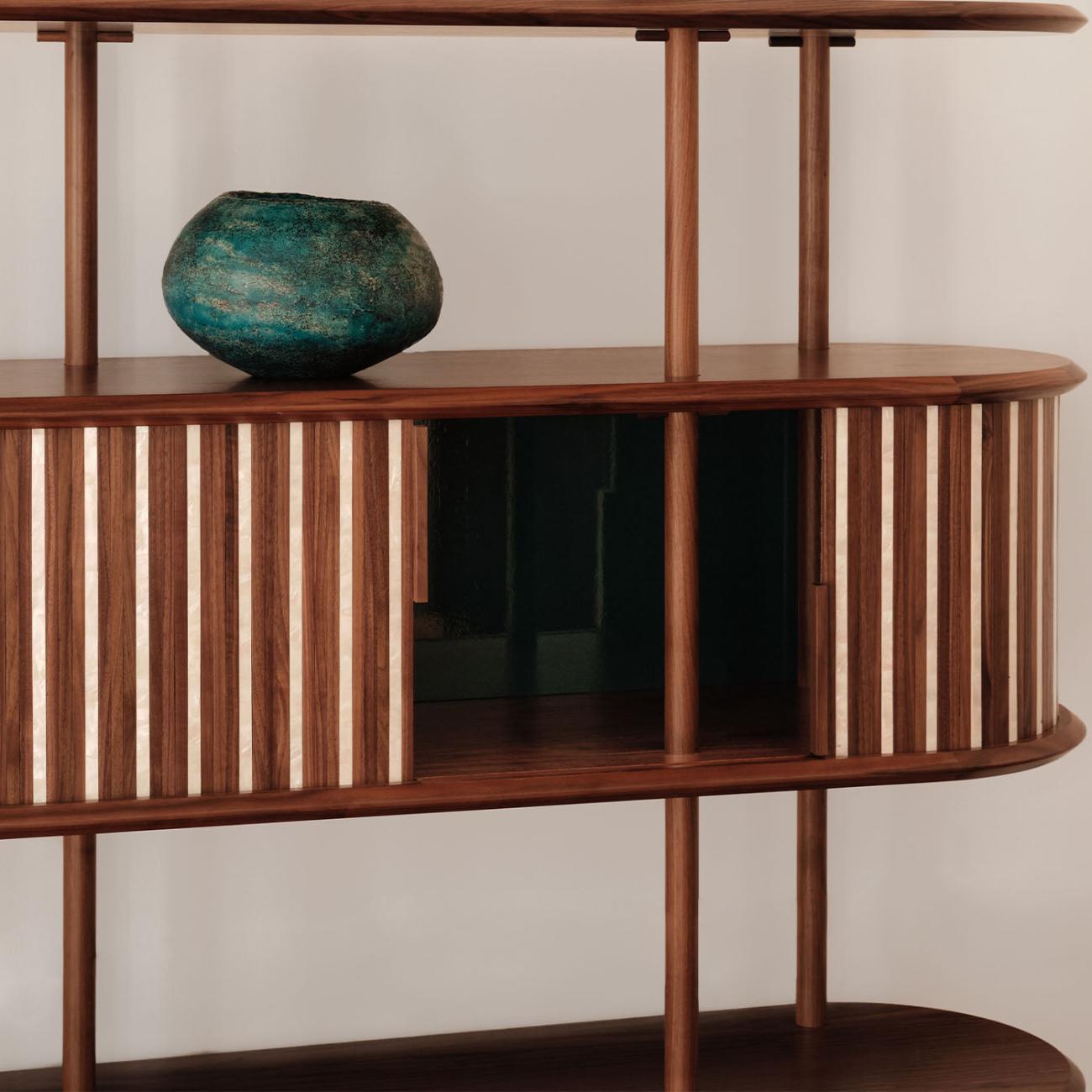 Moderne modulaire massief houten boekenkast