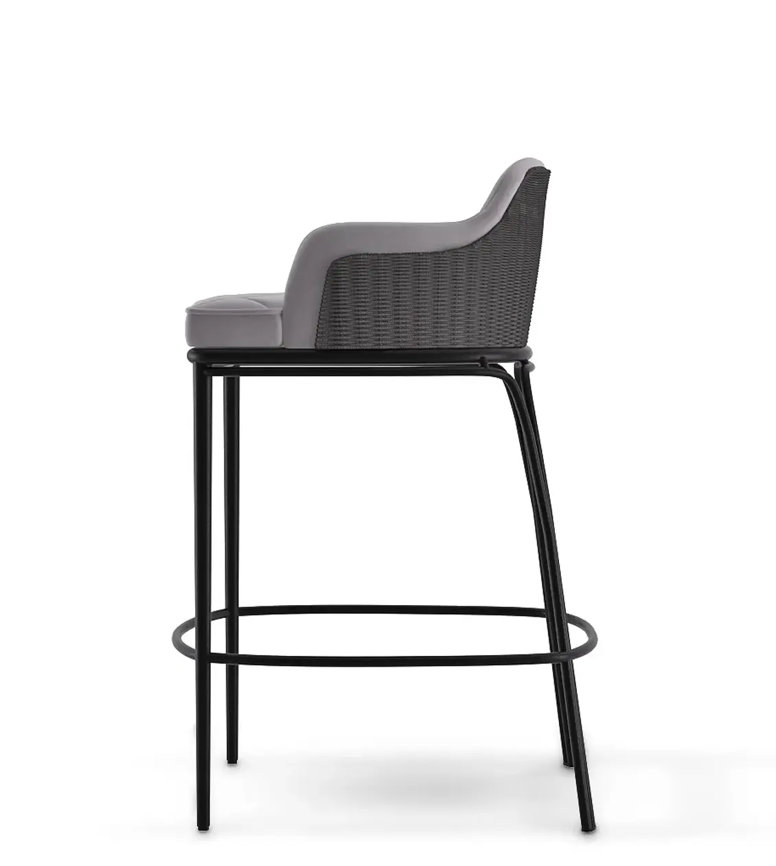 Regal grijze tuinkruk