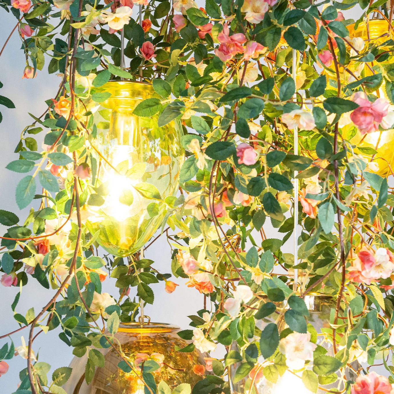 Rose Crystal kroonluchter