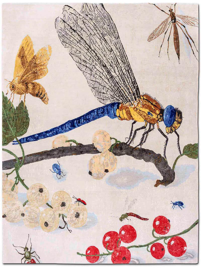Dragonfly handgeweven vloerkleed