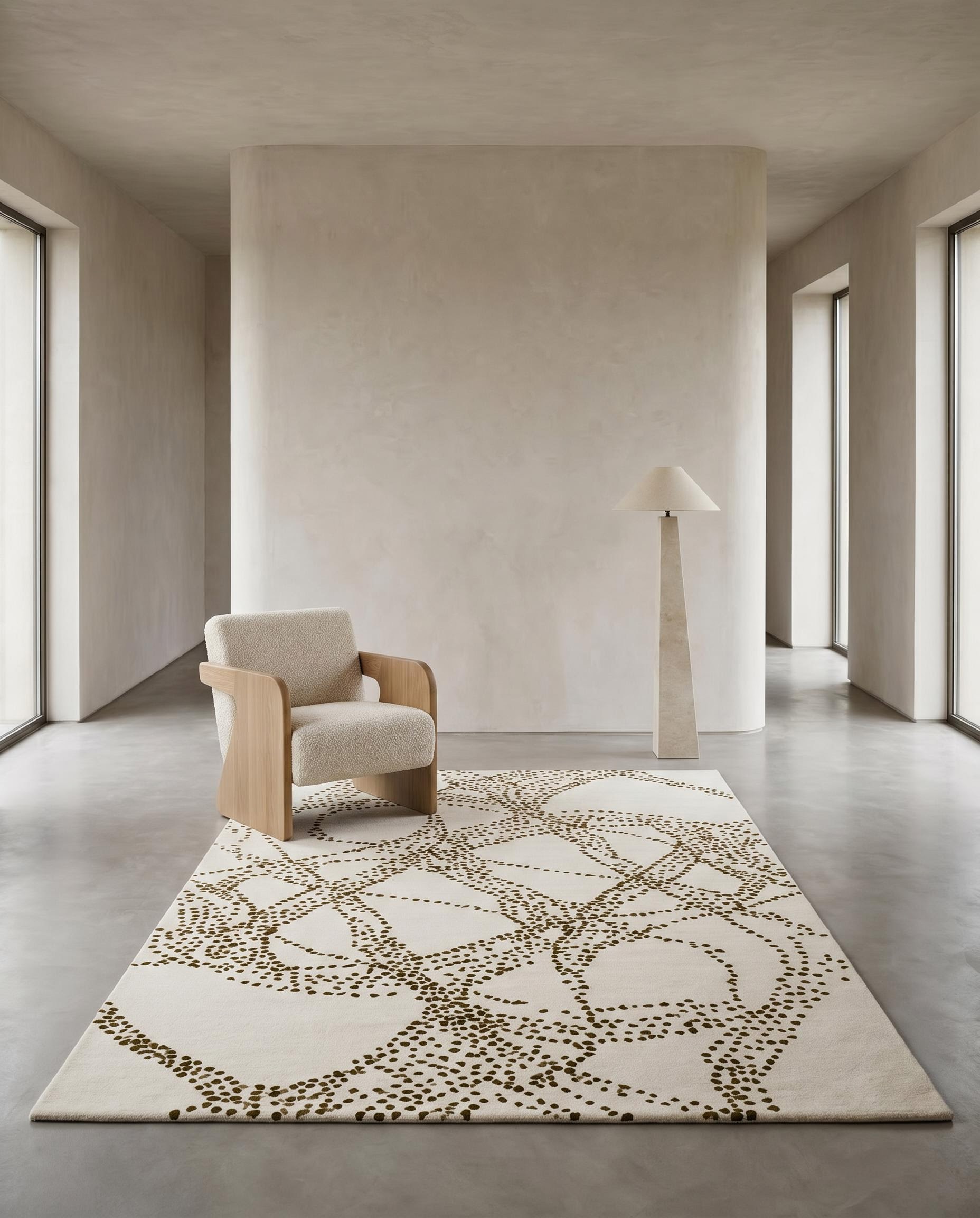 Rope Lattice Sand vloerkleed