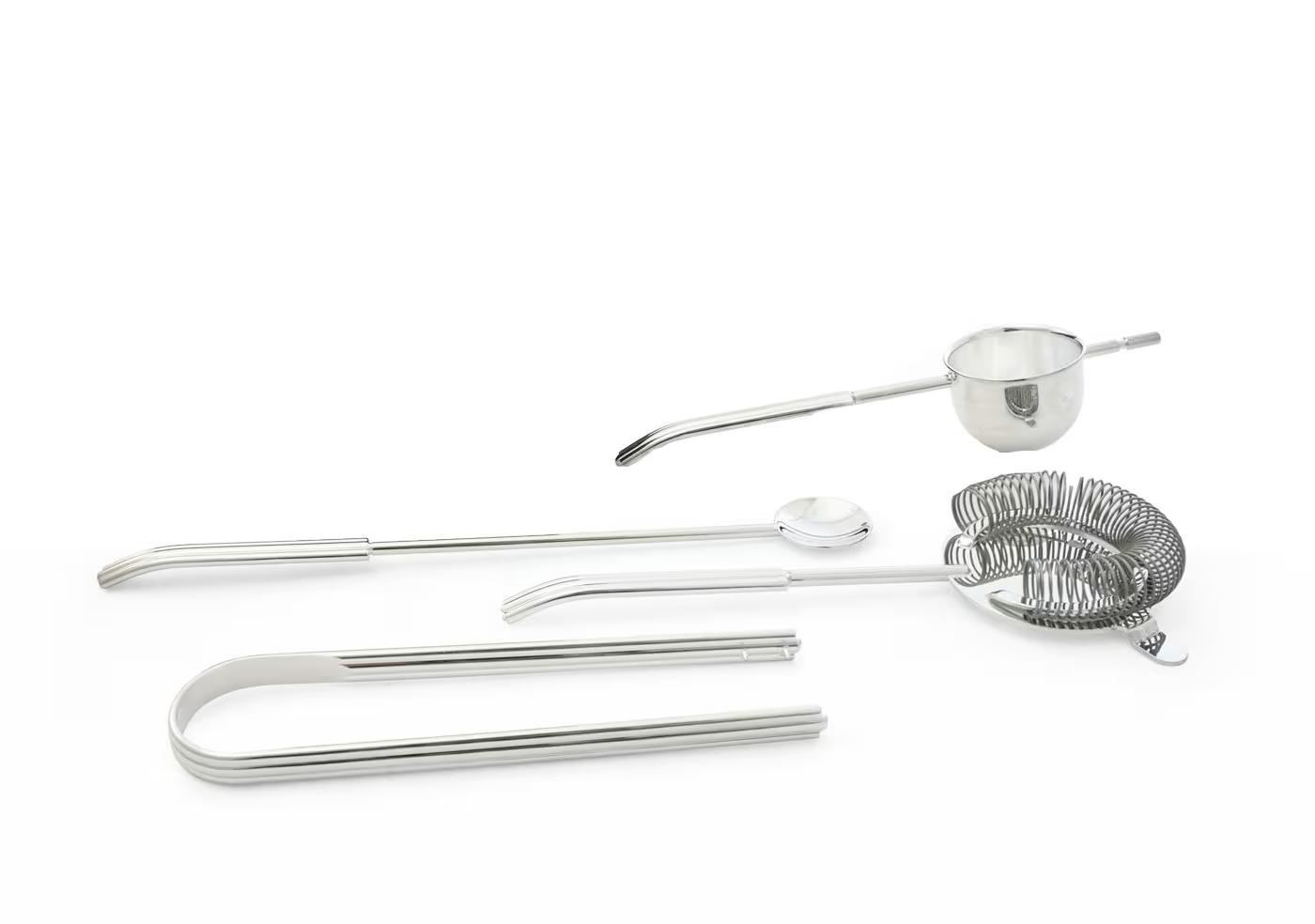 Zilveren professionele barset