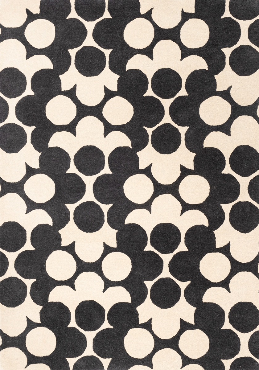 Puzzle flower slate tapijt | Maat: 160 × 230 cm