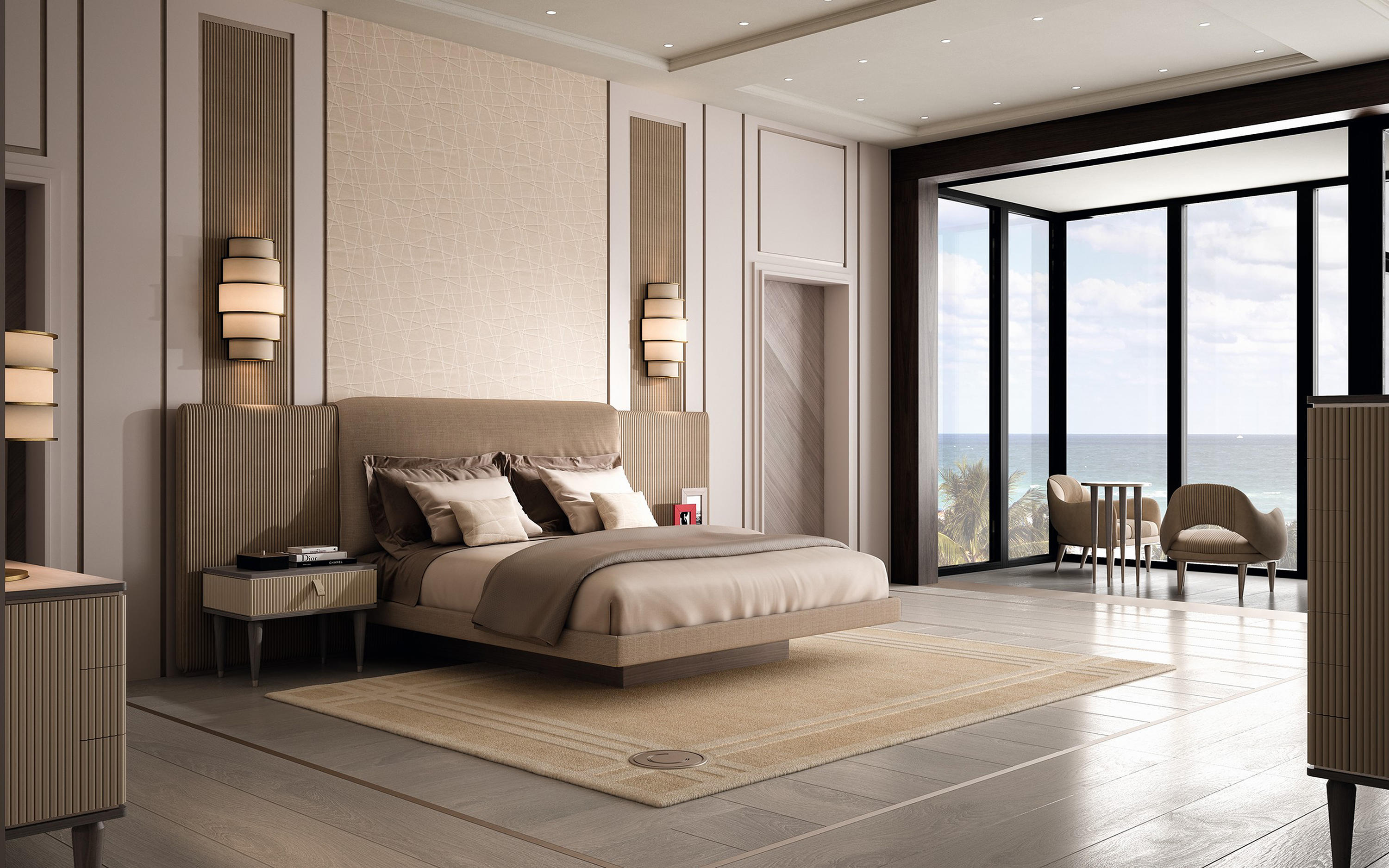 Large Wings bed | Matrasmaat: 155 × 200 cm