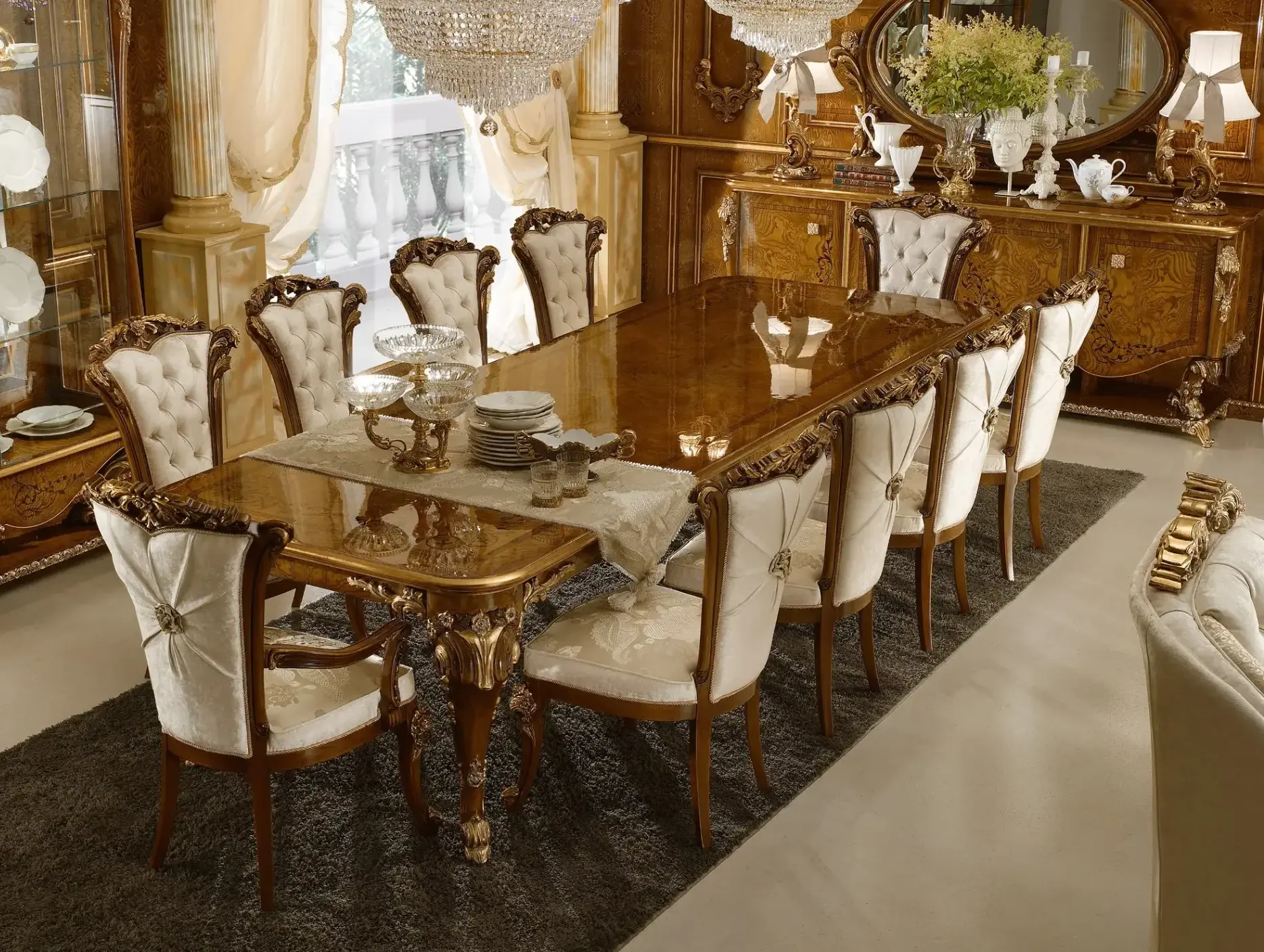 Italiaanse luxe eettafel