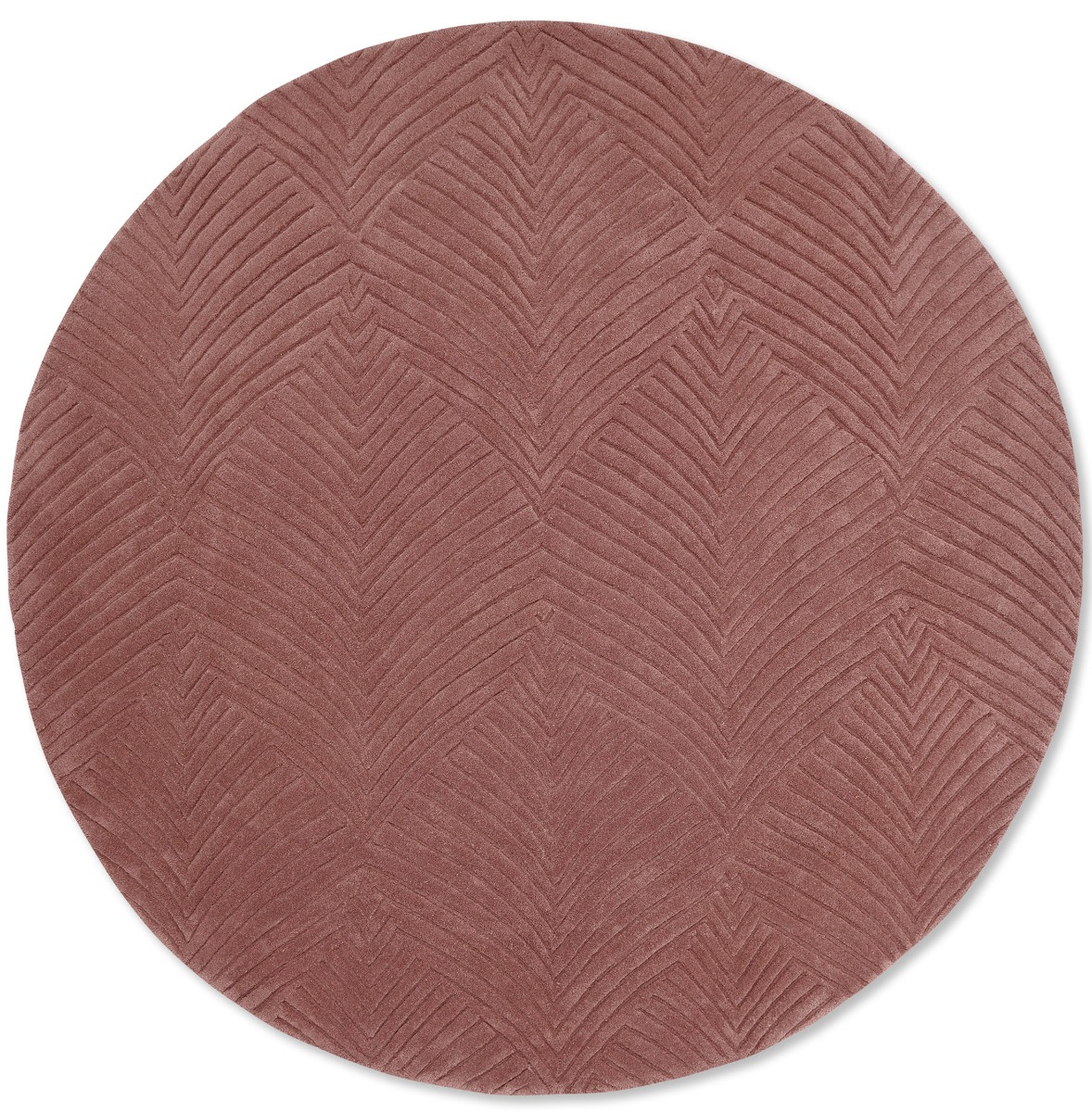 Folia mink cirkel tapijt | Maat: Ø 150 cm