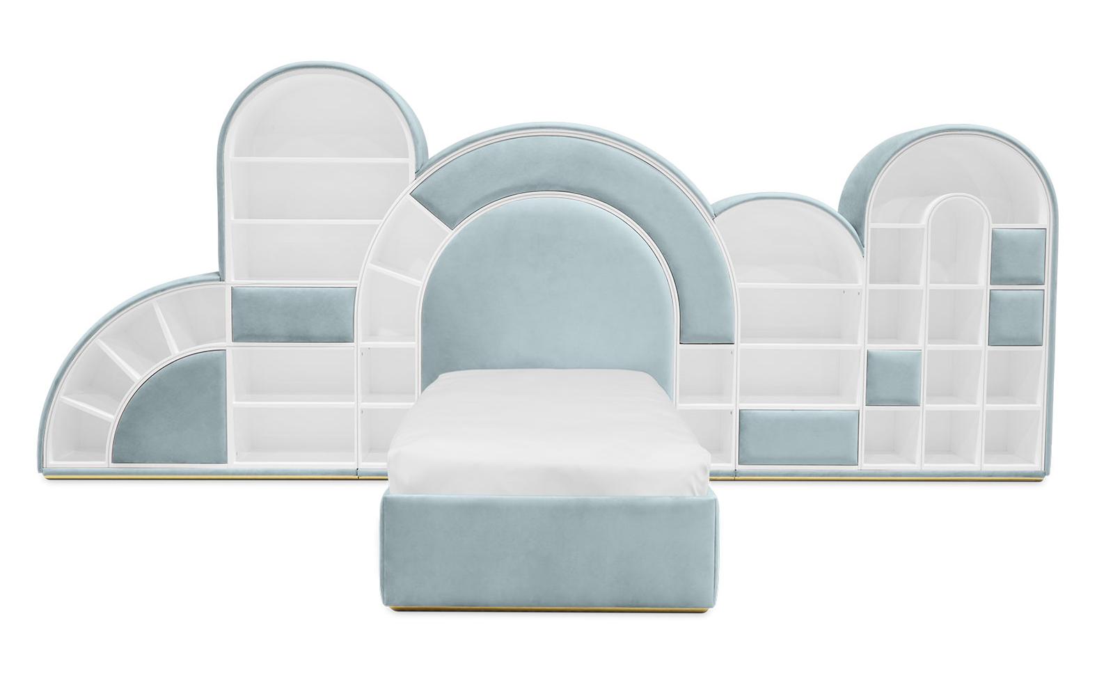 Bubblegum Marshmallow blauw kinderbed