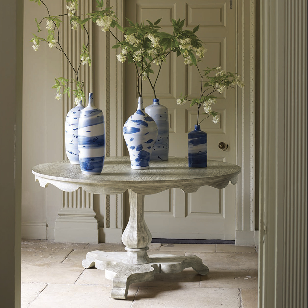 Overbury Greyed Oak eettafel