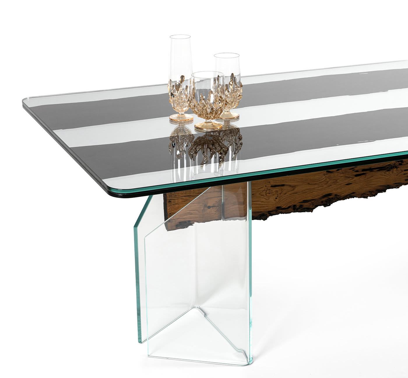 Venezia zwarte eettafel