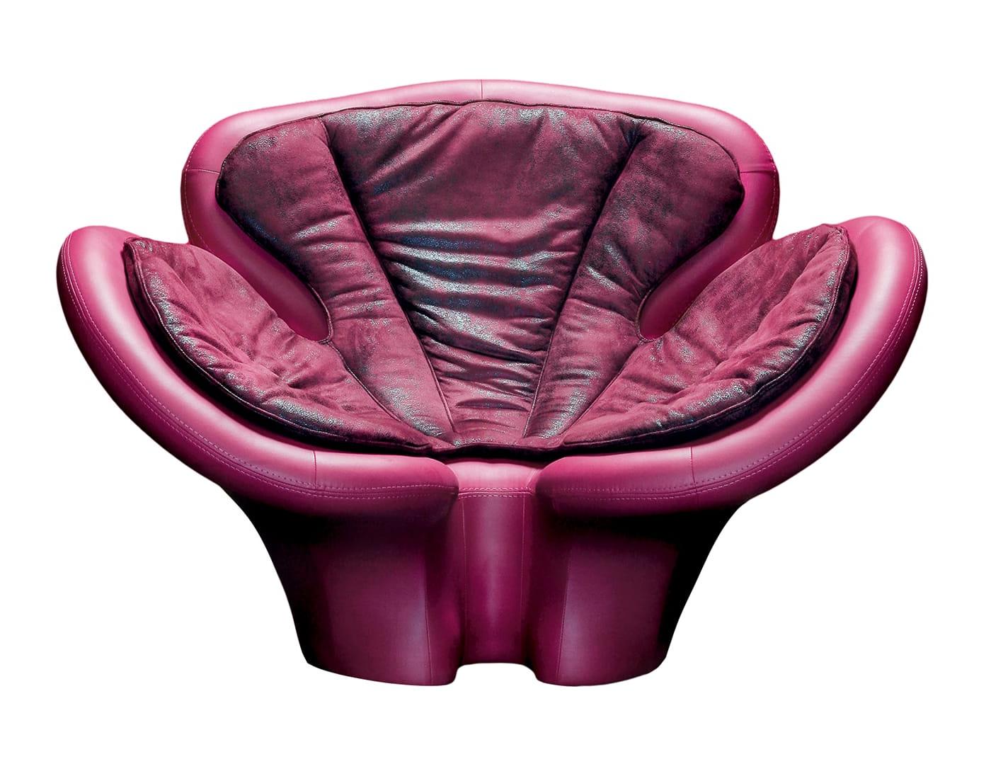 Pansé magenta fauteuil