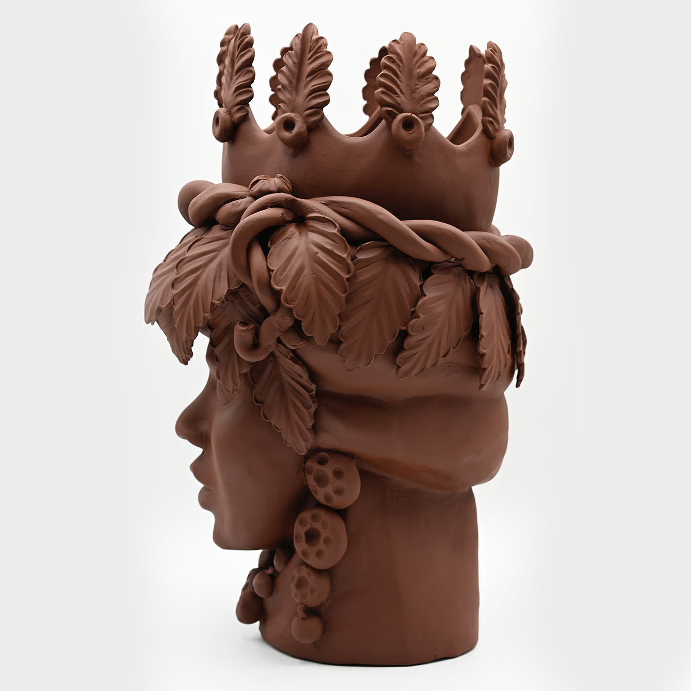 Moor's Head bruine sculptuur
