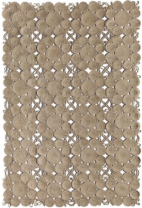 Indiaas gevlochten Beige tapijt | Maat: 160 × 230 cm Indiaas gevlochten Beige tapijt | Maat: 160 × 230 cm