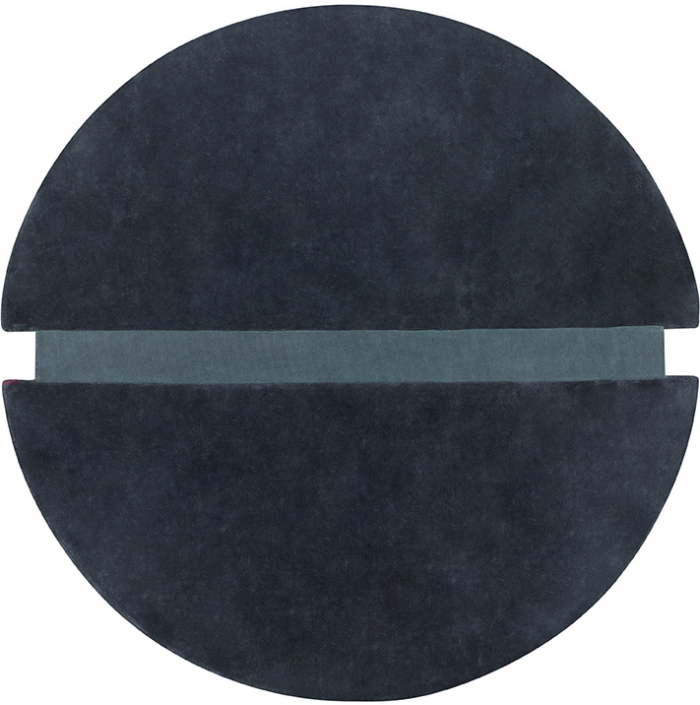 Pop Art Blue / Green rond tapijt | Maat: Ø 200 cm