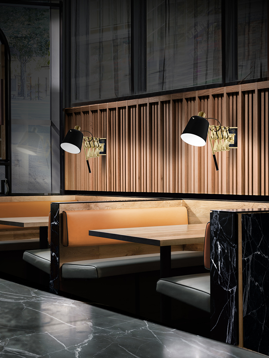 Trombonist wandlamp - 1