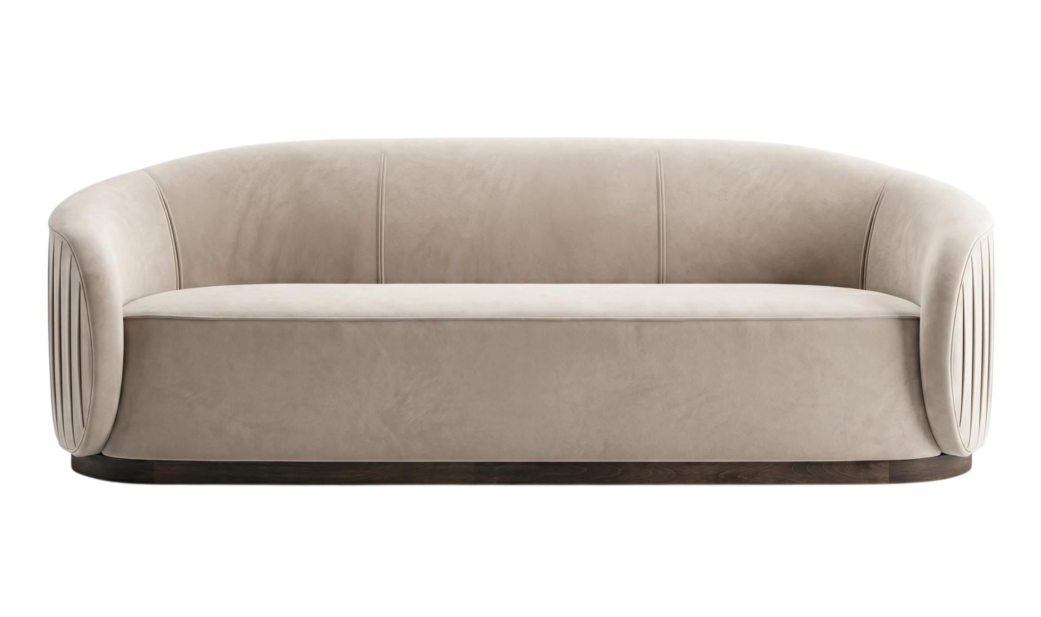 Abano beige middelgrote bank