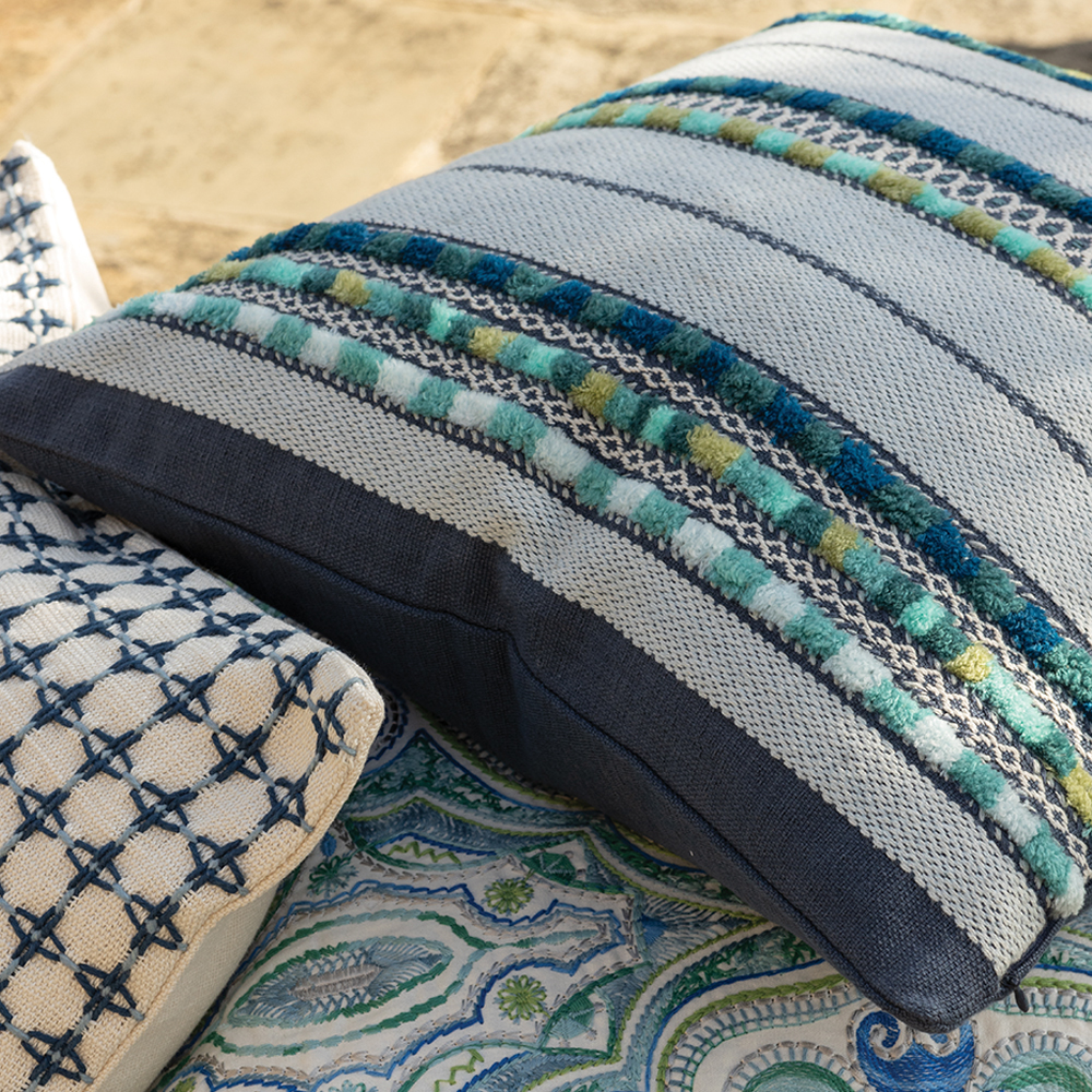 Mangala Indigo 50 × 50 kussen