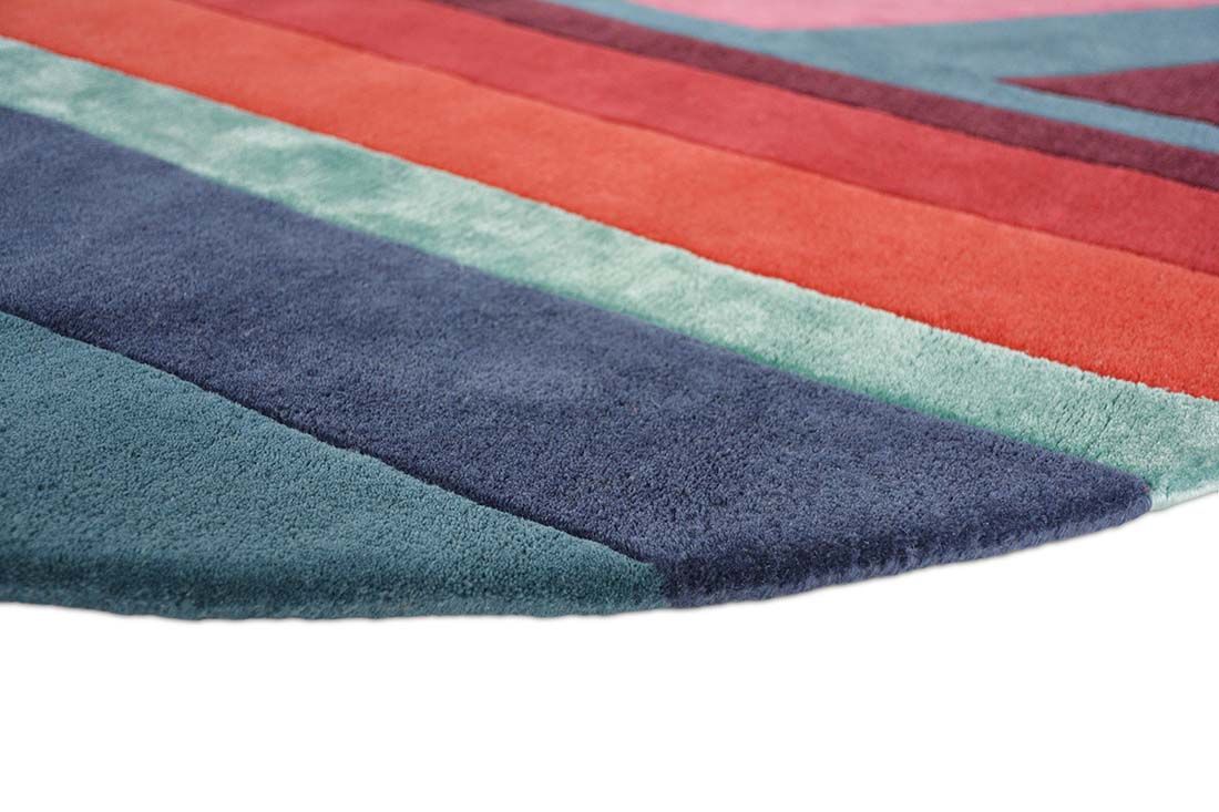 Jardin blauw tapijt | Maat: 250 × 350 cm