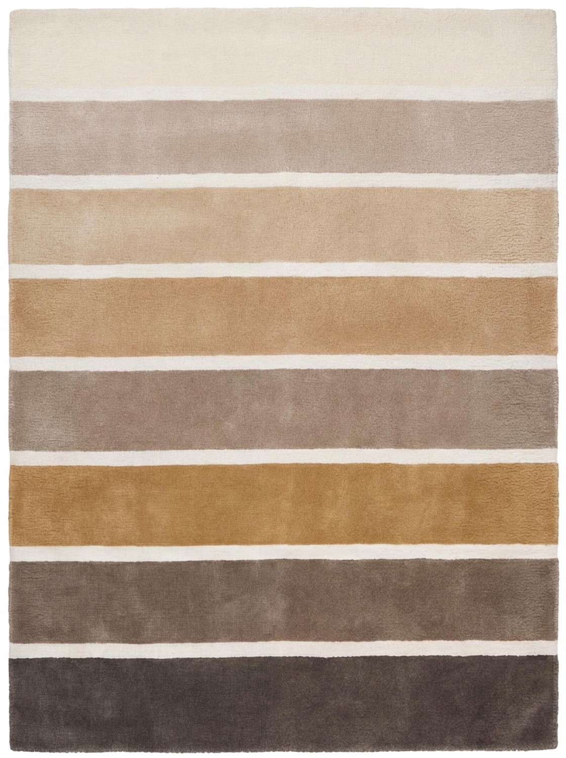 Layered Stripes Brown vloerkleed