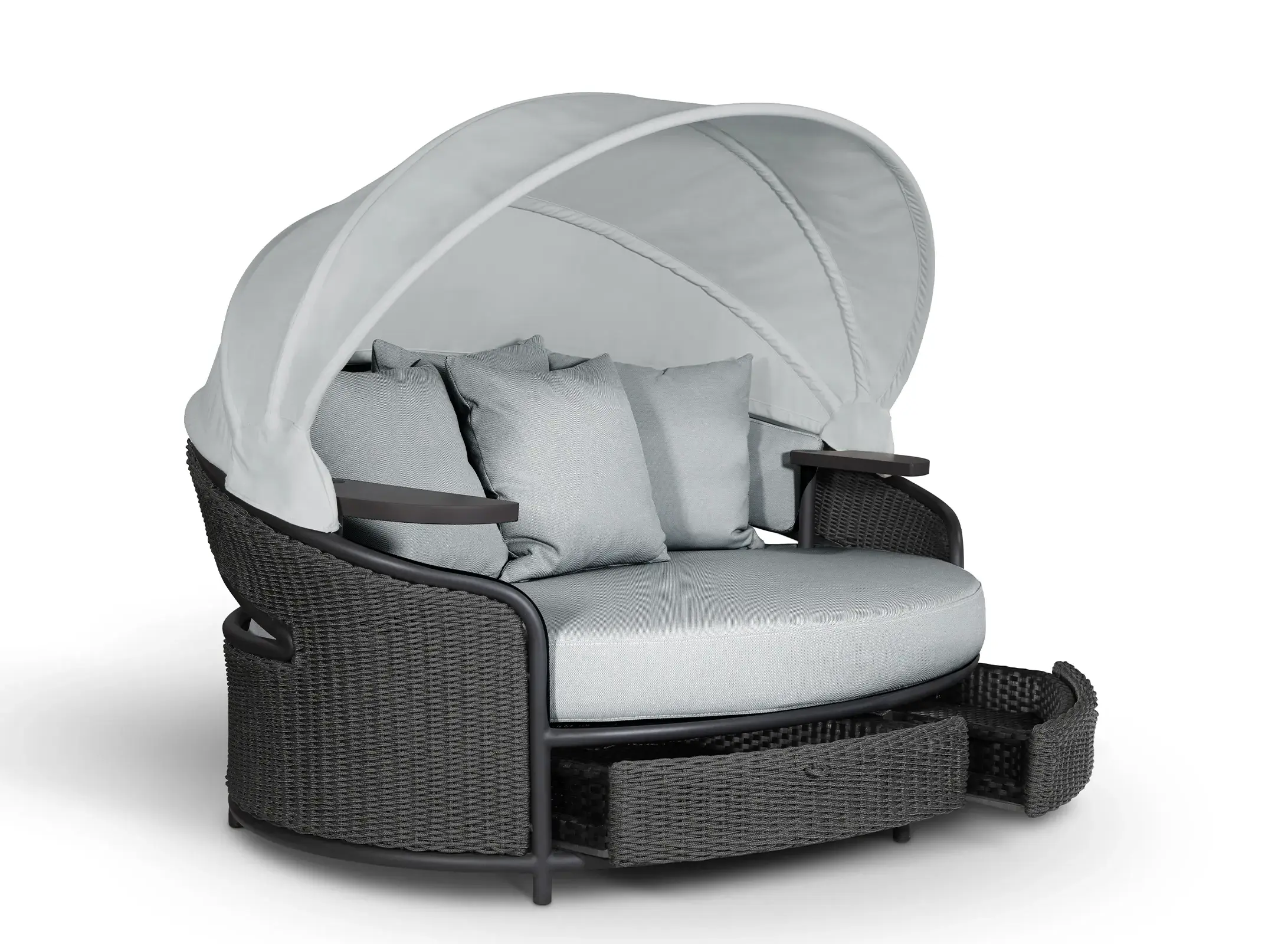 Crown grijs tuinligbed