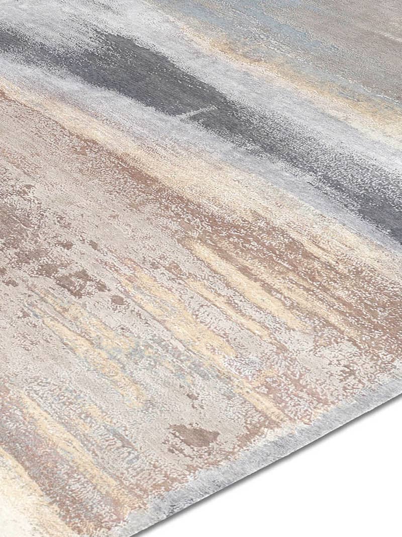 Beige Mix handgemaakte luxe tapijt