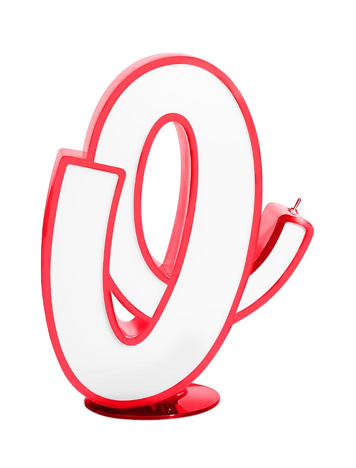 Opulent Letter O lamp