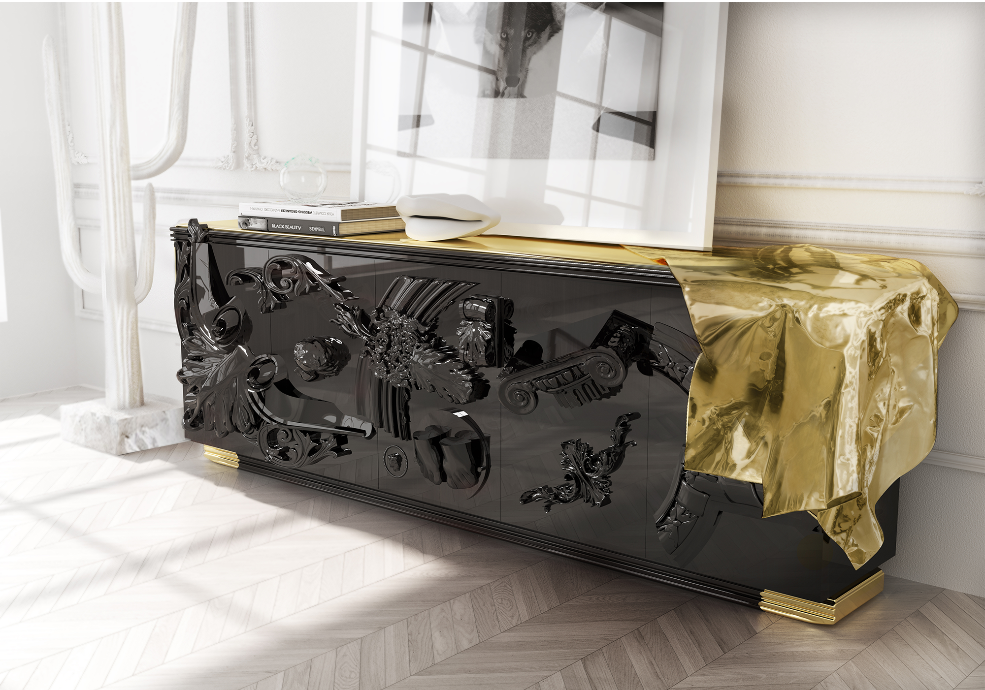 Valiant zwart dressoir