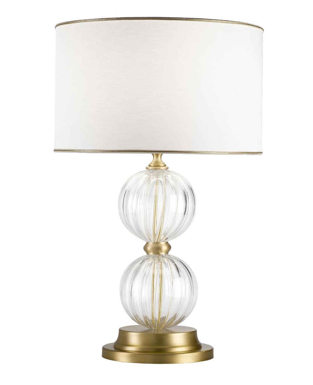 Elegante Tafellamp met Murano Glazen Bollen