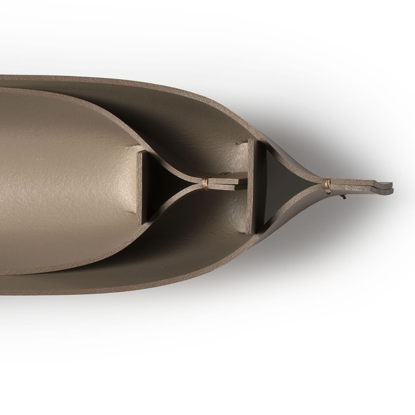 Canoe leren bureaudoos