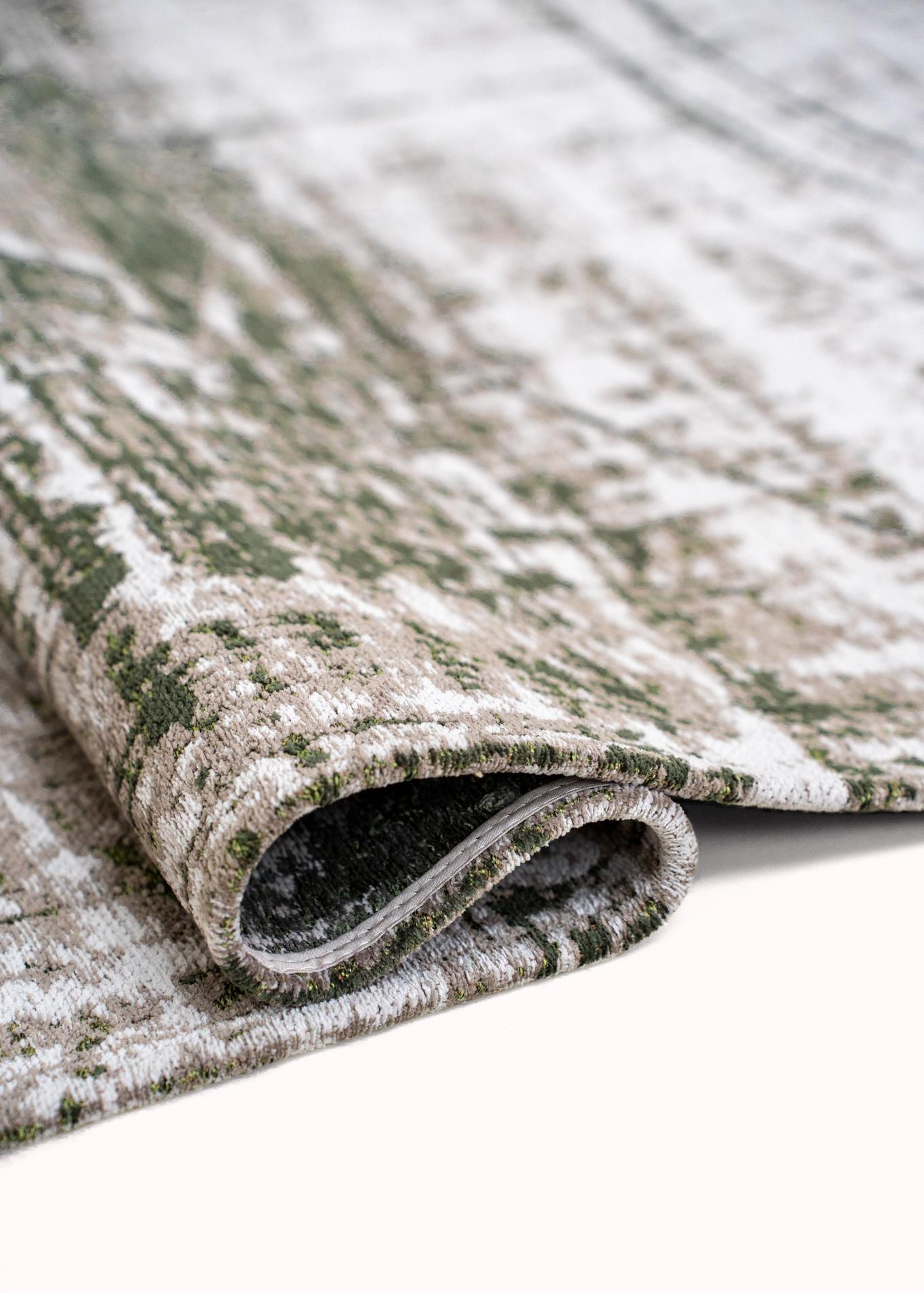 Central Green tapijt | Maat: 240 × 340 cm