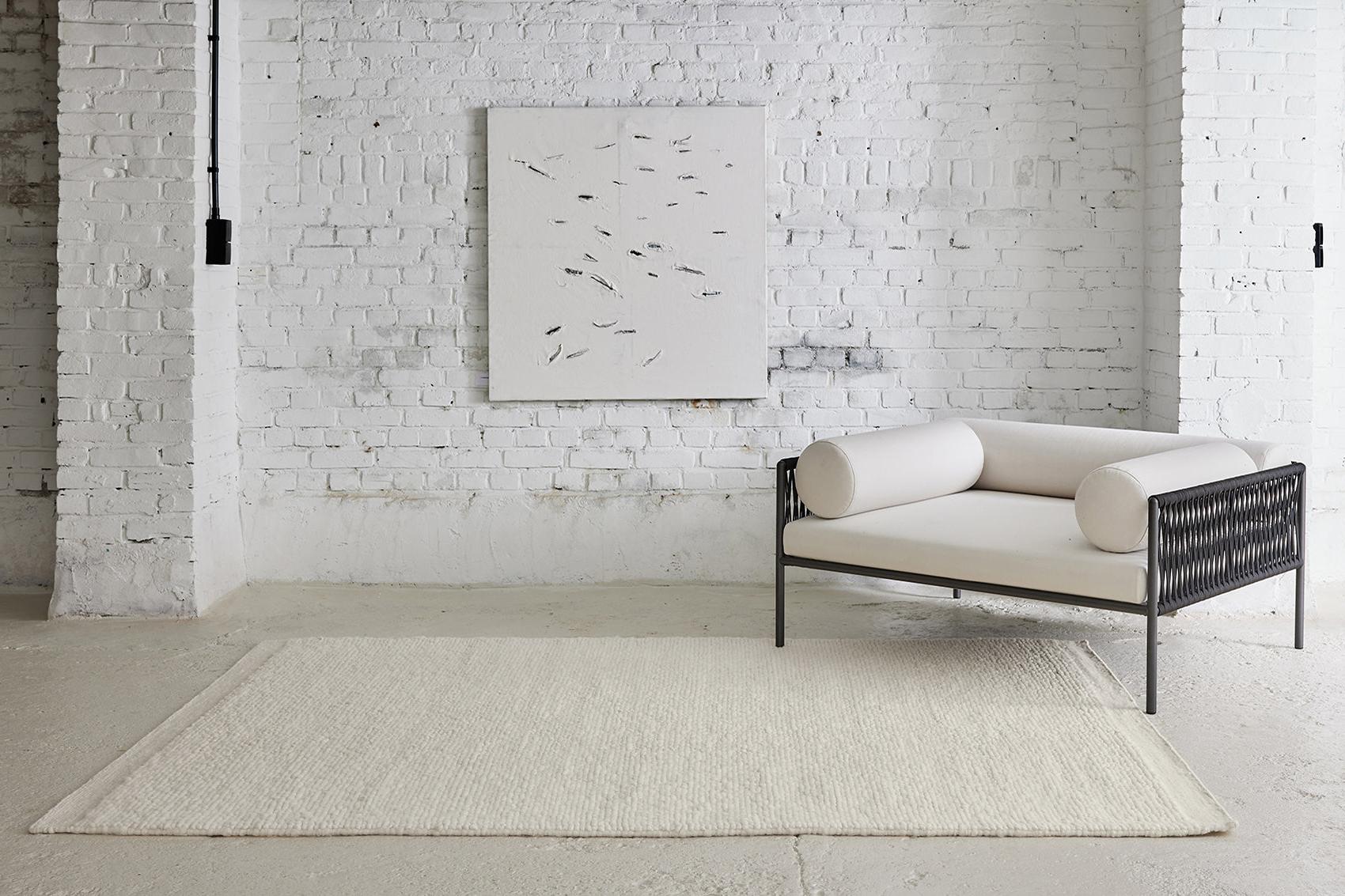 Cocoon wit tapijt | Maat: 250 × 350 cm