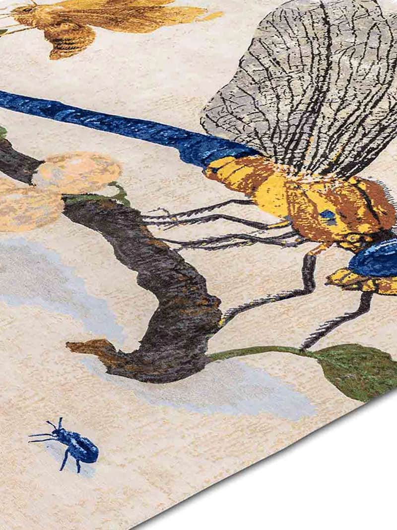Dragonfly handgeweven vloerkleed