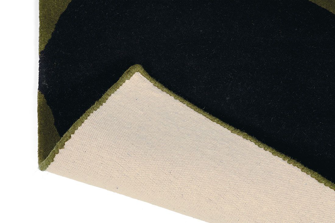 Stem zwart tapijt | Maat: 200 × 280 cm
