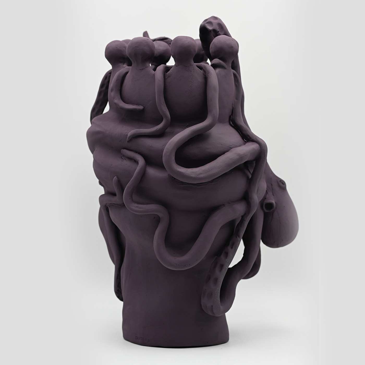 Moor's Head bruine handgemaakte sculptuur