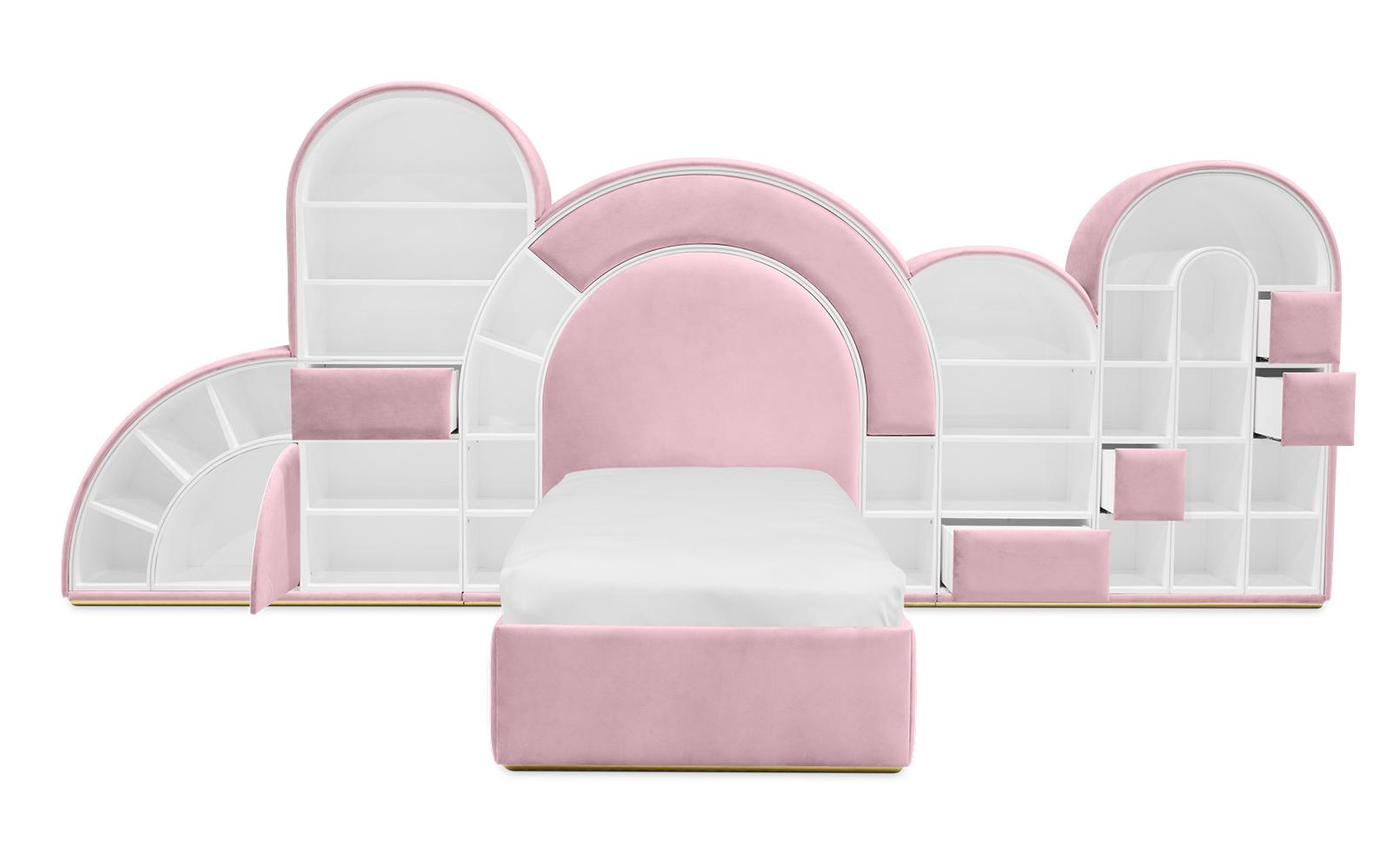 Bubblegum Marshmallow roze kinderbed
