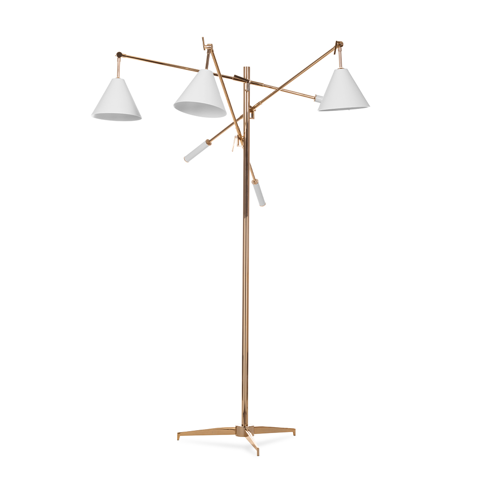 Crooner vloerlamp