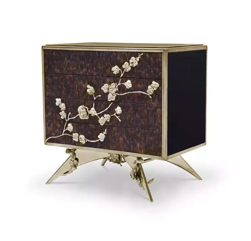 Mirage paarse veer nachtkastje